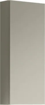 Pensile bagno Pixel Plain laccato opaco Beige Greige, 1 anta apertura da sinistra P 17 x L 30 x H 80 cm