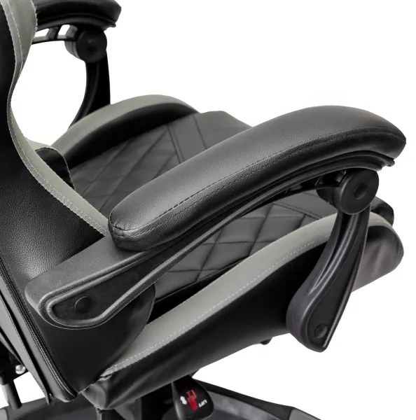 Sedia gaming FIORANO nero/grigio