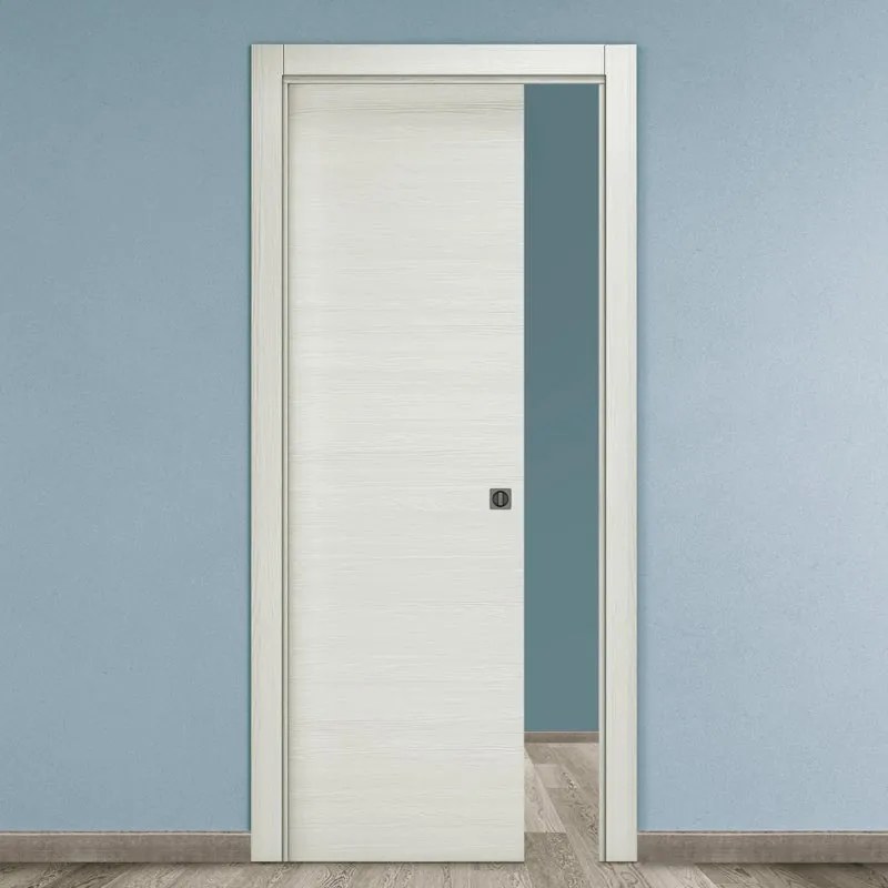 Porta scorrevole Honey larice L 70 x H 210 cm reversibile
