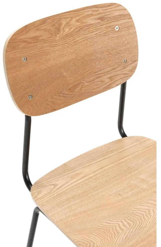 Set di sedie da pranzo color legno naturale effetto frassino 2 pz Aira - Marckeric