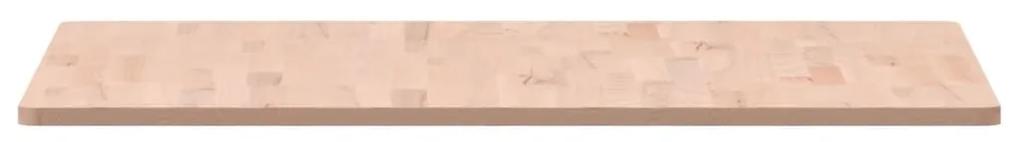Piano per Tavolo 80x80x1,5 cm Quadrato Legno Massello di Faggio