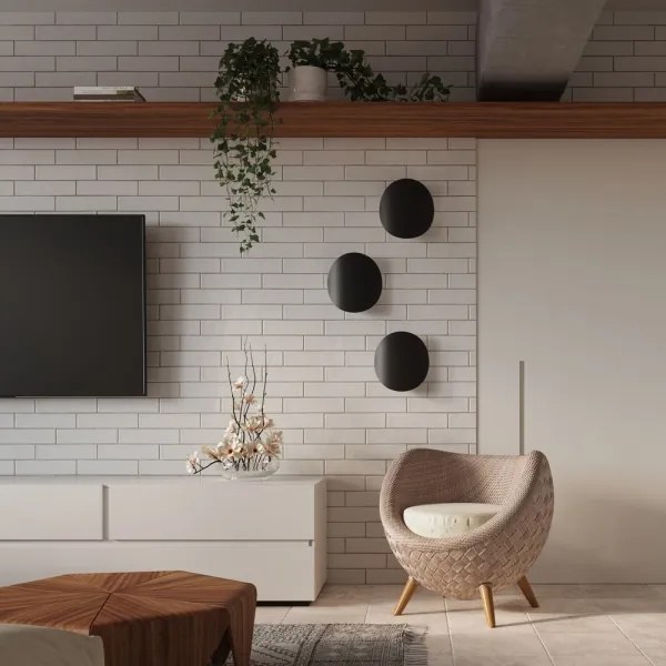 Sollux SL.0935 - Applique  SENSES 2xG9/40W/230V nera