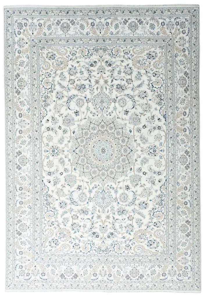 Nain Tappeto persiano 350 x 240 Beige (Iran) Annodato A Mano