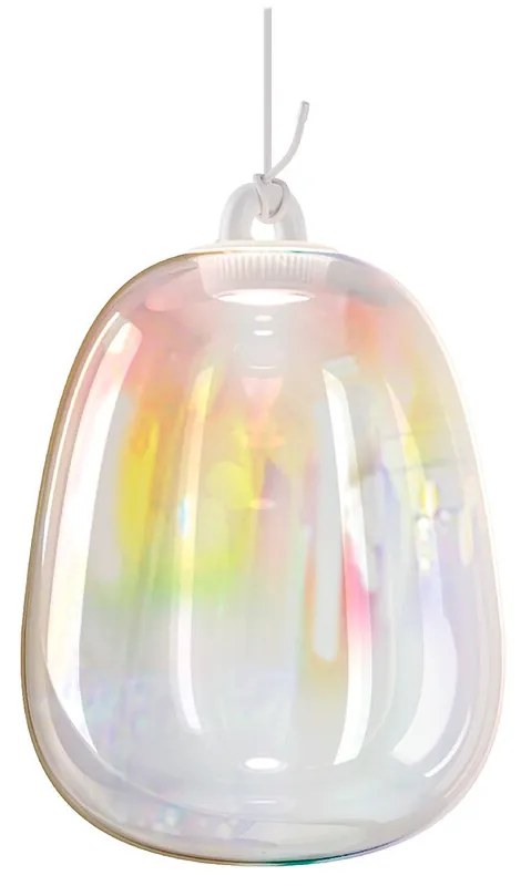 Lodes - Oblò Lampada a Sospensione Large 2700K Rainbow/Bianco Lodes