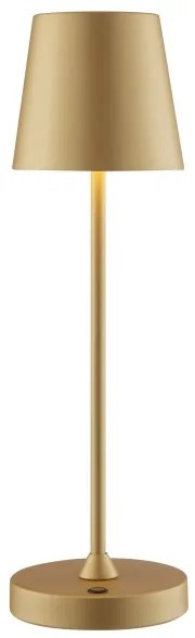 Brilliant - Lampada da tavolo LED dimmerabile ricaricabile a sfioramento ELORA LED/2,5W/5V 2700K IP44 dorata