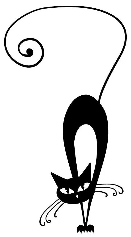 Adesivo Grande gatto - Ambiance