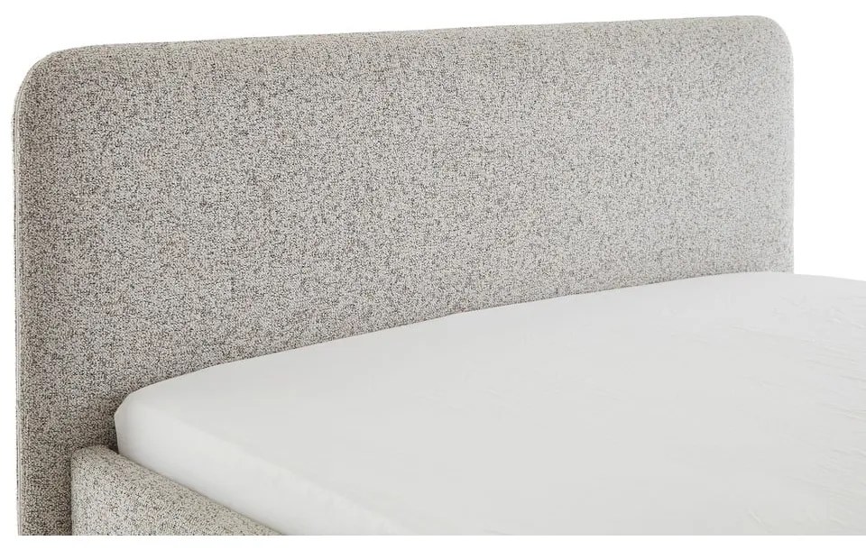 Letto matrimoniale imbottito beige rete non inclusa 140x200 cm Primo – Meise Möbel