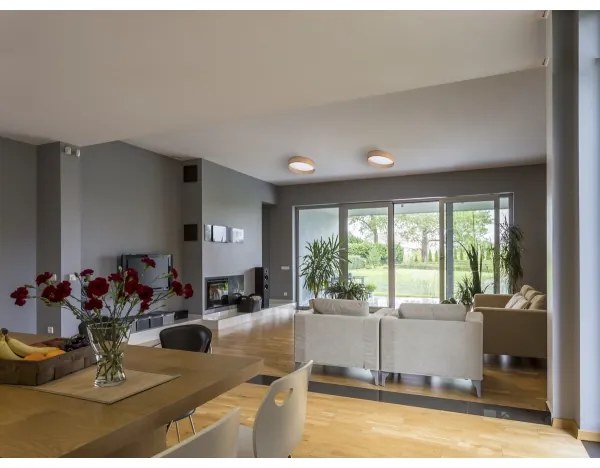 Kanlux 36509 - Plafoniera LED RIFA LED/17,5W/230V 3000K marrone