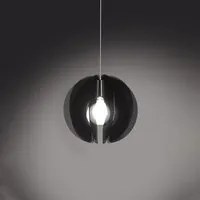 Sospensione Moderna Sirio 1 Luce In Metacrilato Fume' Space Collection