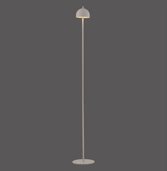 Schöner Wohnen 19245-39 - Lampada da terra LED dimmerabile BELLIS, 2,5W/5V, IP54, grigio