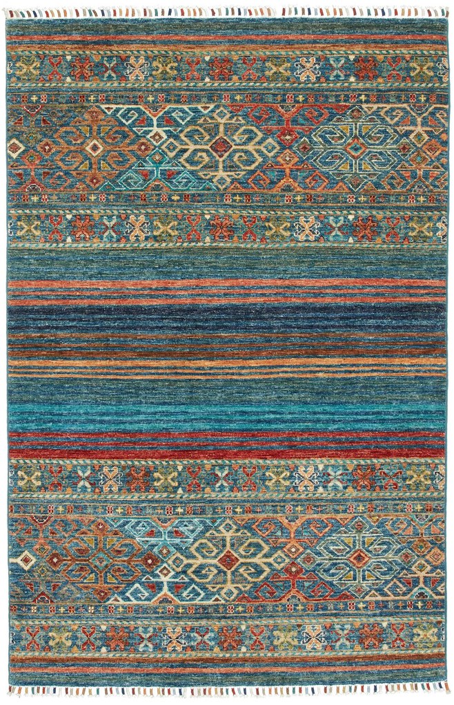 Samarkand Tappeto 180x120 (Pakistan) Annodato A Mano