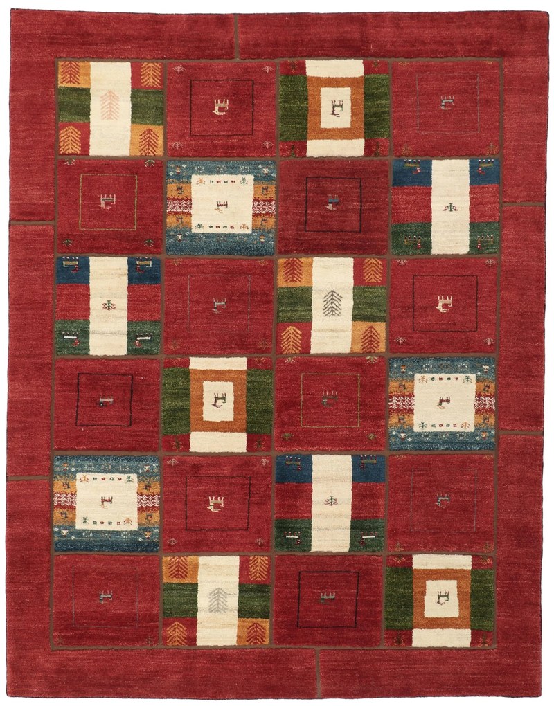 Gabbeh Tappeto 210x260 (Iran) Annodato A Mano