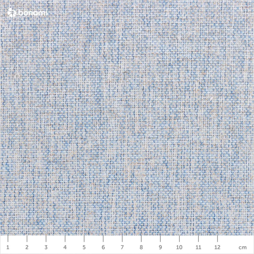 Divano letto a U azzurro, angolo sinistro Dazzling Daisy - Miuform