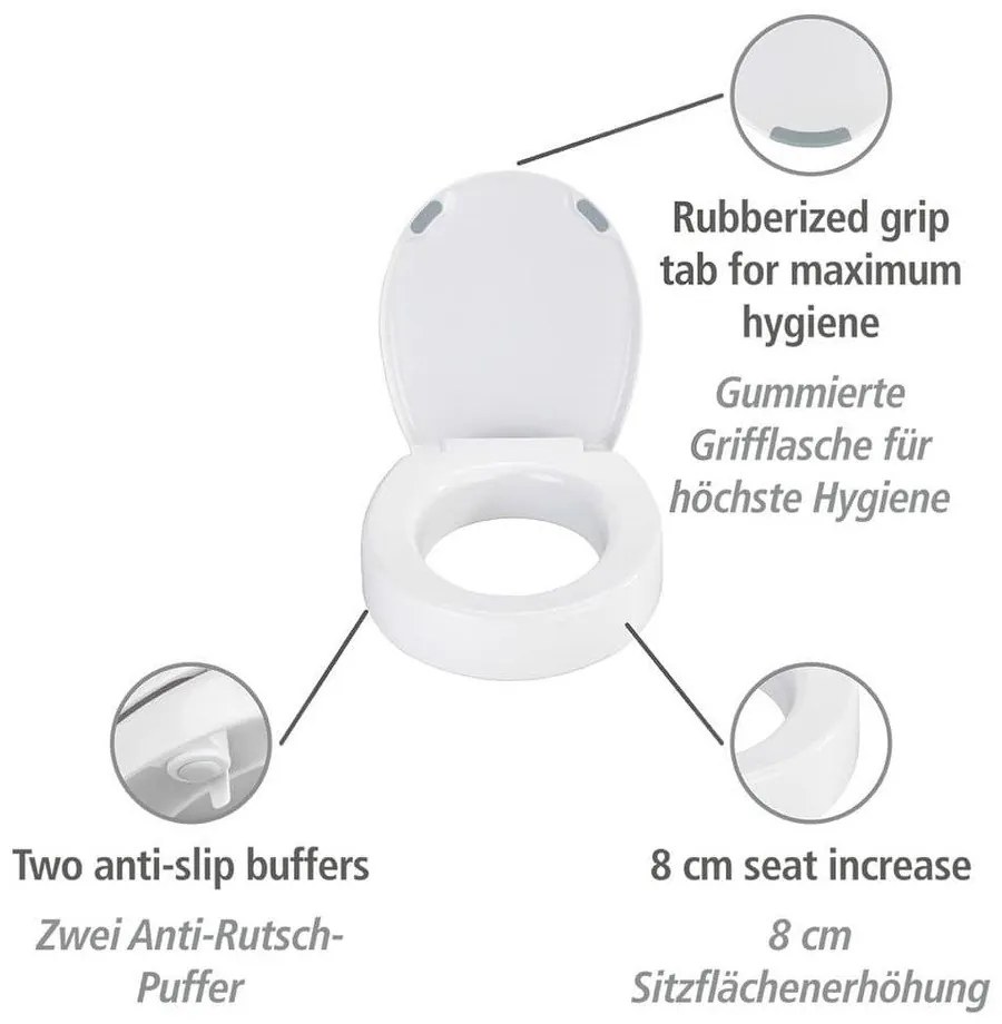 Sedile per WC Comfort bianco Secura - Wenko