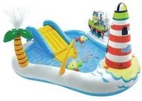 piscina gonfiabile fishing fun play center +3 anni - cm.218x188x99h. - peso kg.4,35 (57162) fer336727