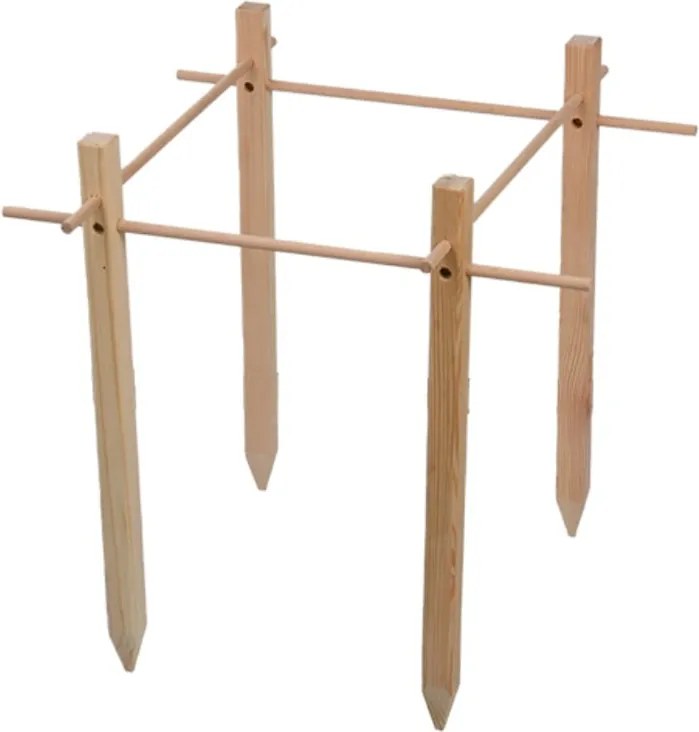 Sostegno per piante in legno (altezza totale 50 cm) – Esschert Design