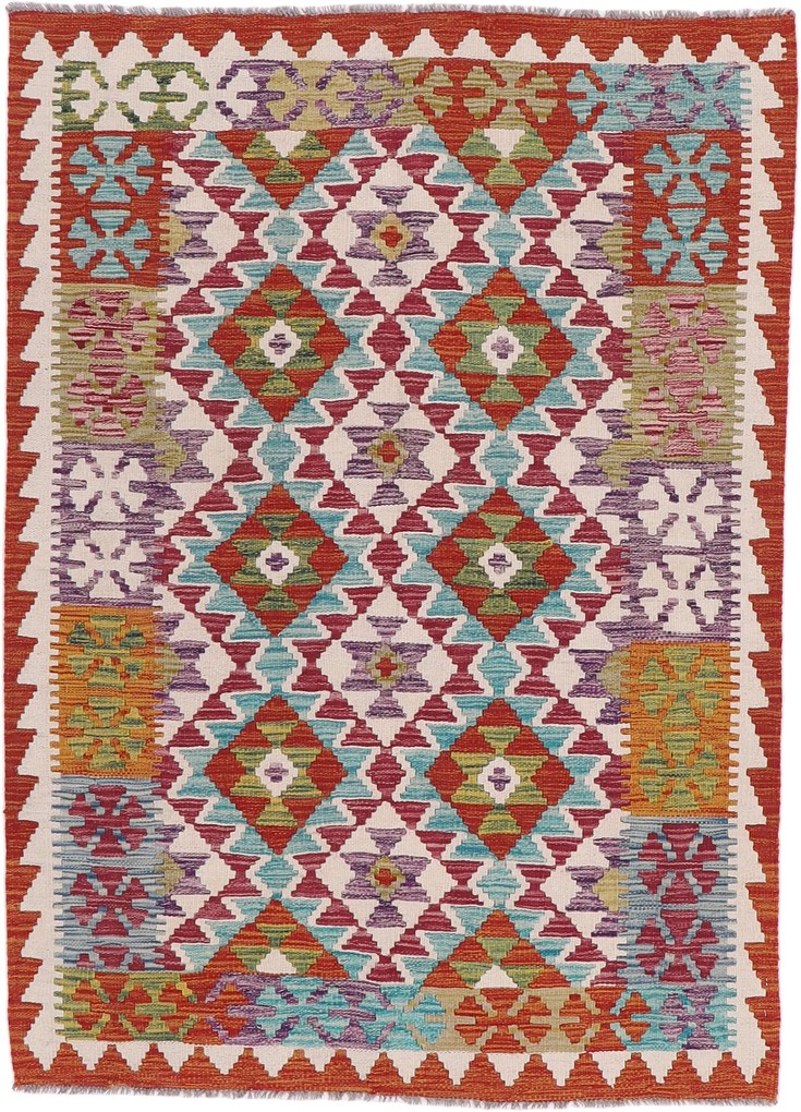 Kilim Tappeto orientale 120 x 170 (Pakistan) Annodato A Mano