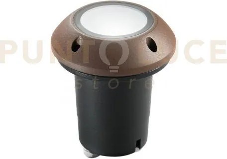 Faro carrabile a incasso hummer up bronzo 1 luce attacco gu10 ip67 ...
