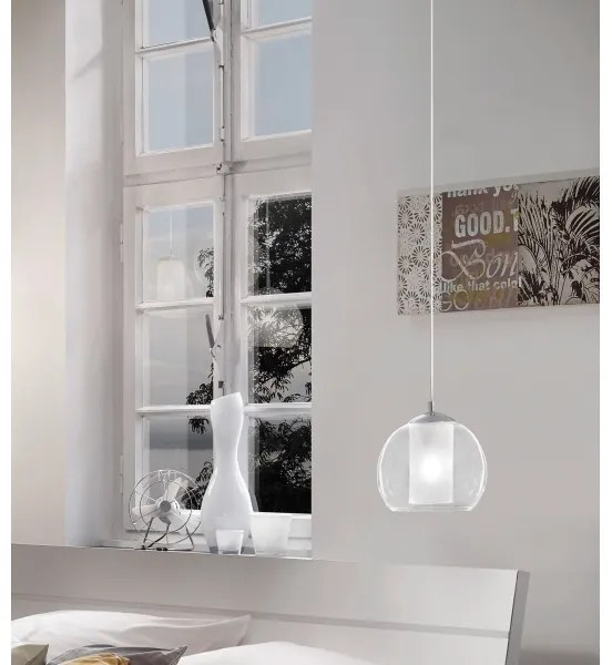 EGLO 92761 - Lampada a sospensione BOLSANO 1xE27/60W