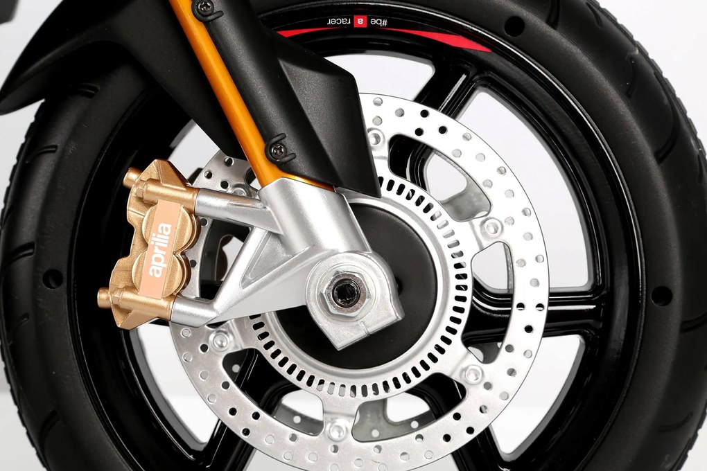 Moto Elettrica per Bambini 12V con Licenza Aprilia Dorsoduro Rossa...