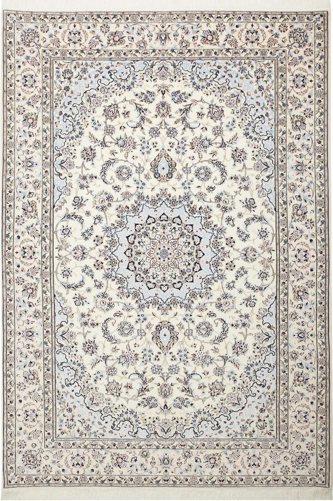 Nain Tappeto persiano 160x230 Beige (Iran) Annodato A Mano
