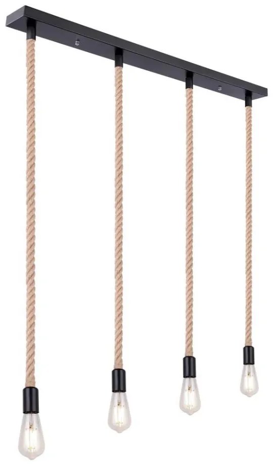 Globo 69029-4H - Lampadario a sospensione con filo ULLEU 4xE27/60W/230V
