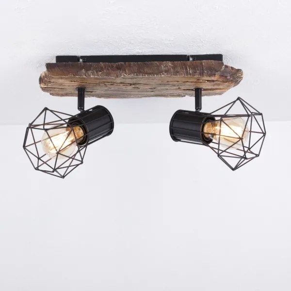 Globo 54017W-2 - Luce Spot PRISKA 2xE27/60W/230V