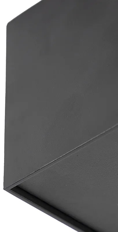 Faretto da soffitto di design nero quadrato 3 luci - Kaya