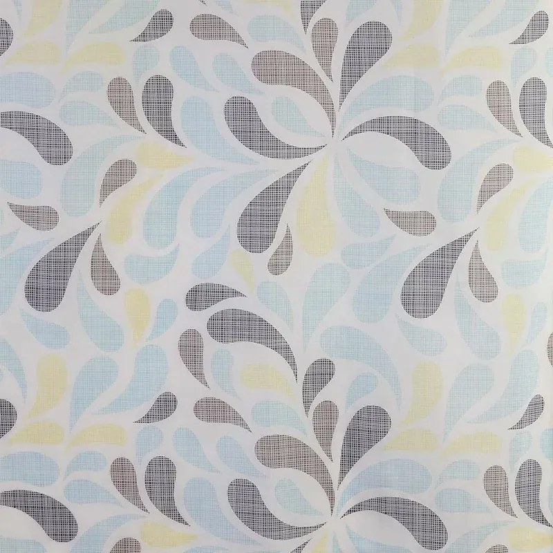 Tenda doccia 180x200 cm in poliestere multicolore con ganci inclusi
