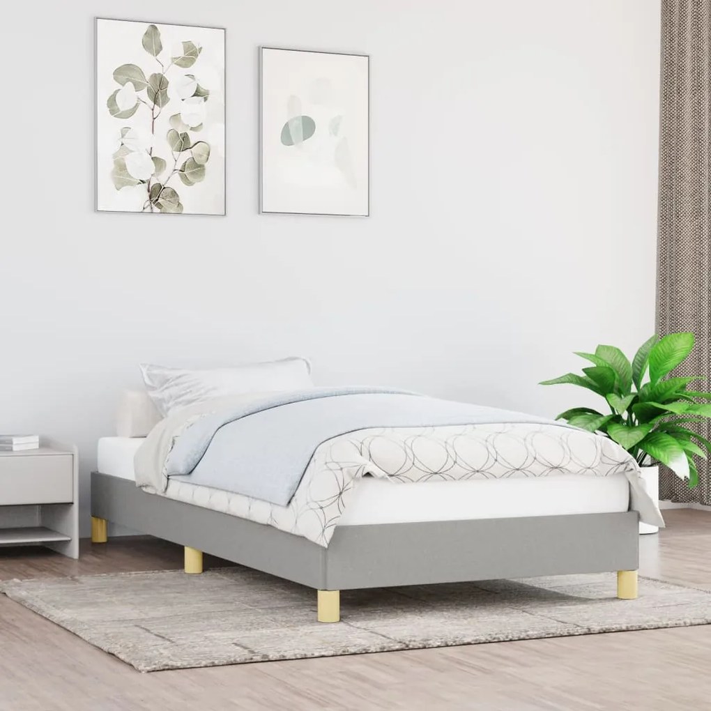 Giroletto Grigio Chiaro 90x190 Cm İn Tessuto /