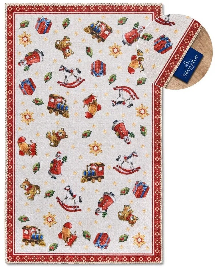 Tappeto rosso con motivo natalizio 50x80 cm Red Christmas - Villeroy&amp;Boch