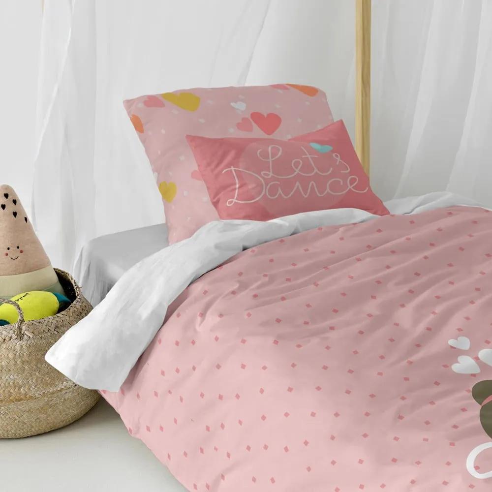 Biancheria da letto per bambini in cotone per letto singolo 135x200 cm Dancing - Mr. Fox