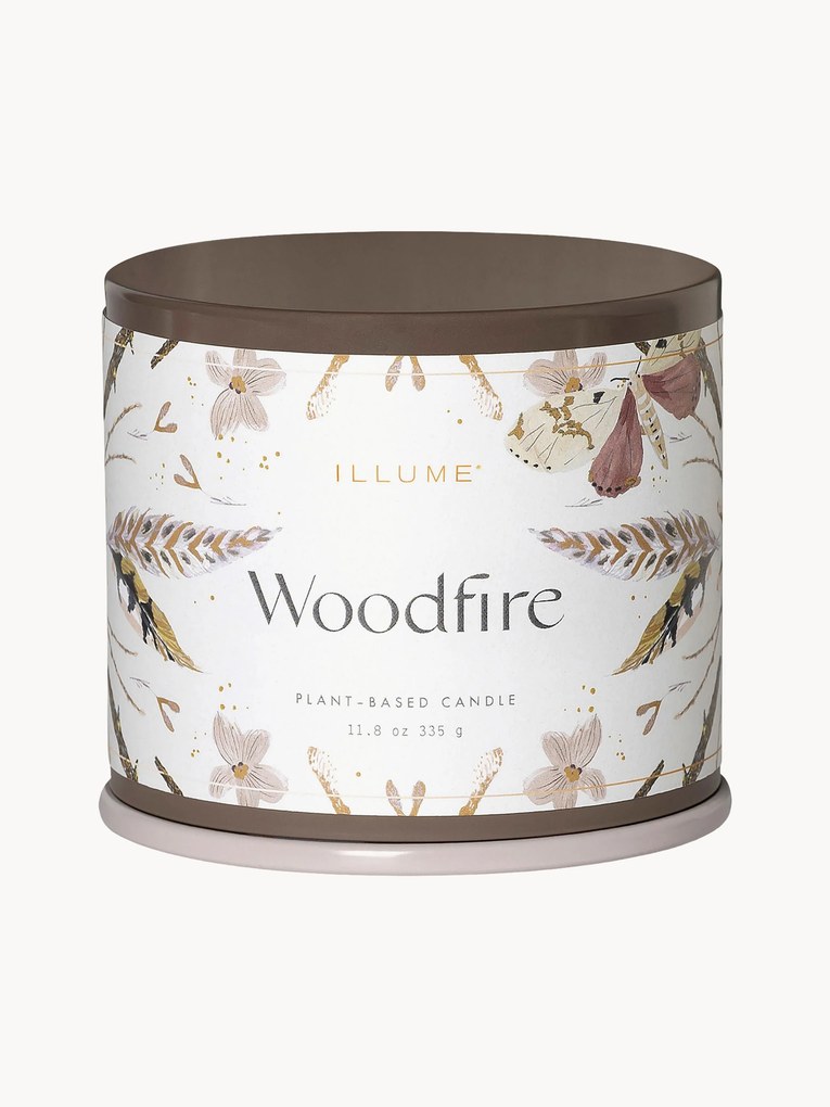 Candela profumata Vanity Tin (cedro, camoscio e ambra)