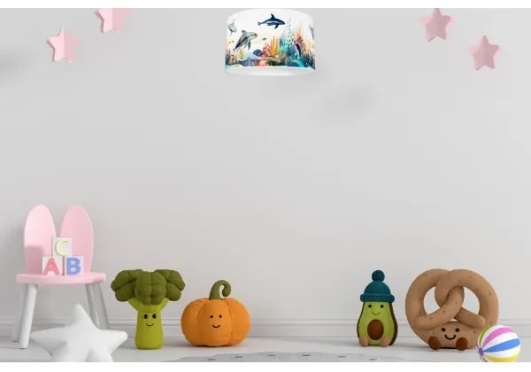 Plafoniera per bambini OCEAN 1xE27/60W/230V