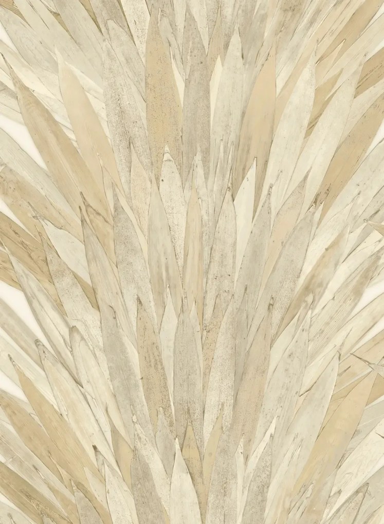 Arte International Carta da parati Abanico - Weiß/ Beige