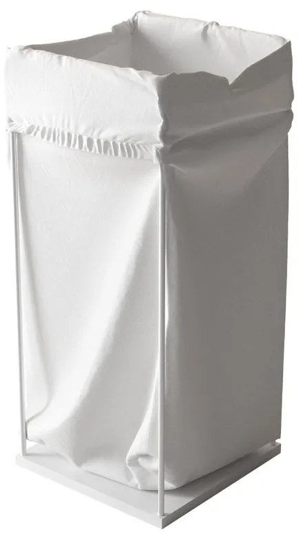 Cesta porta biancheria in cotone bianco SENSEA Jnka 40 l