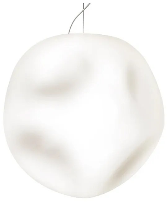 Hoba Grande Lampada a Sospensione 10m Bianco - Foscarini