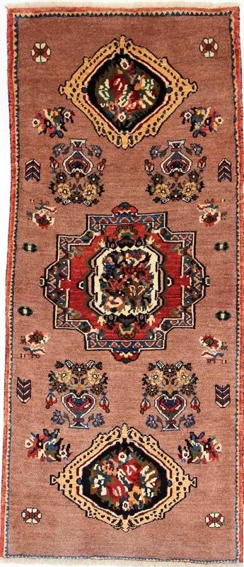 Loribaft Tappeto persiano 200 x 80 Marrone (Iran) Annodato A Mano