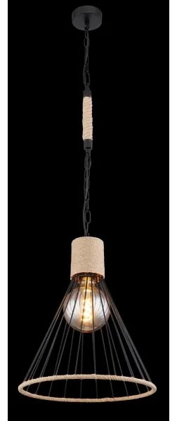 Globo 15676H1 - Lampadario su catena HALIA 1xE27/60W/230V