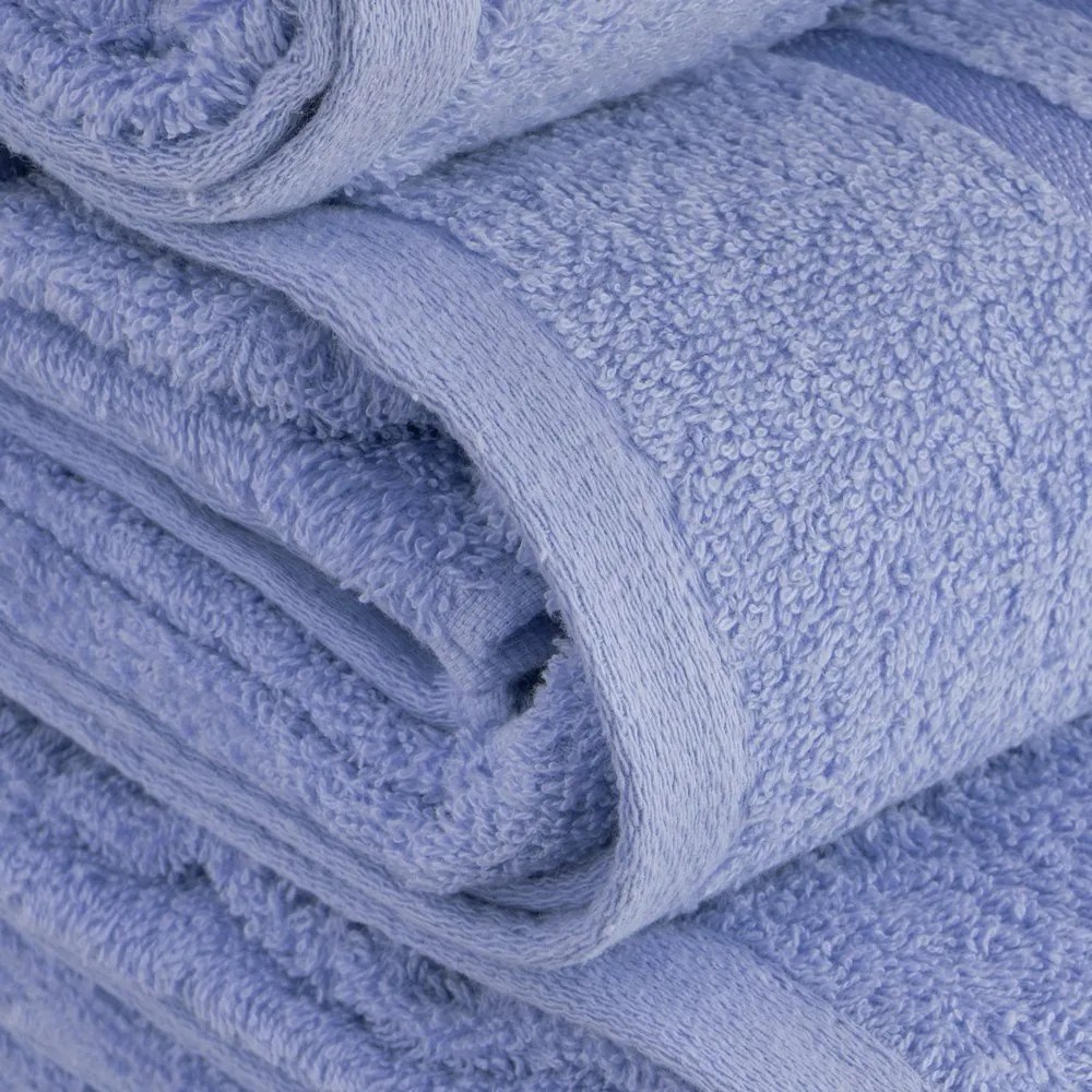 Asciugamano tipo terry blu in cotone 50x100 cm Simple – Casa Selección