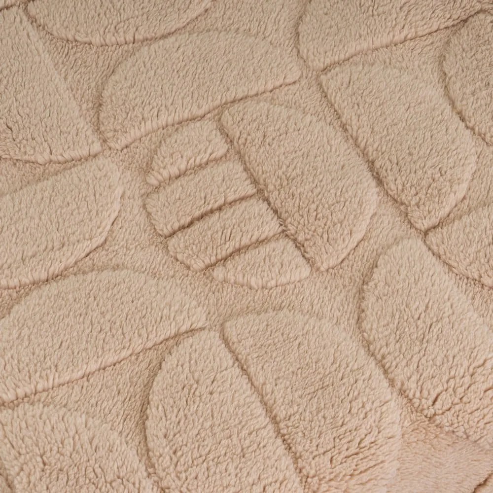 Coperta marrone chiaro in micropile 130x160 cm Mid Century – Casa Selección