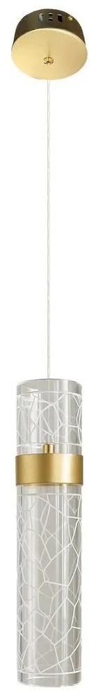 Lampadario LED su cavo LAGOS LED/8W/230V oro