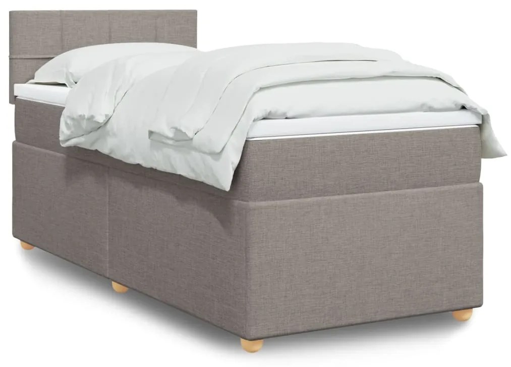Giroletto A Molle Con Materasso Tortora 90x200 Cm İntessuto /