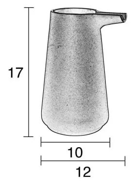 Brocca in alluminio nero Farma - Zuiver