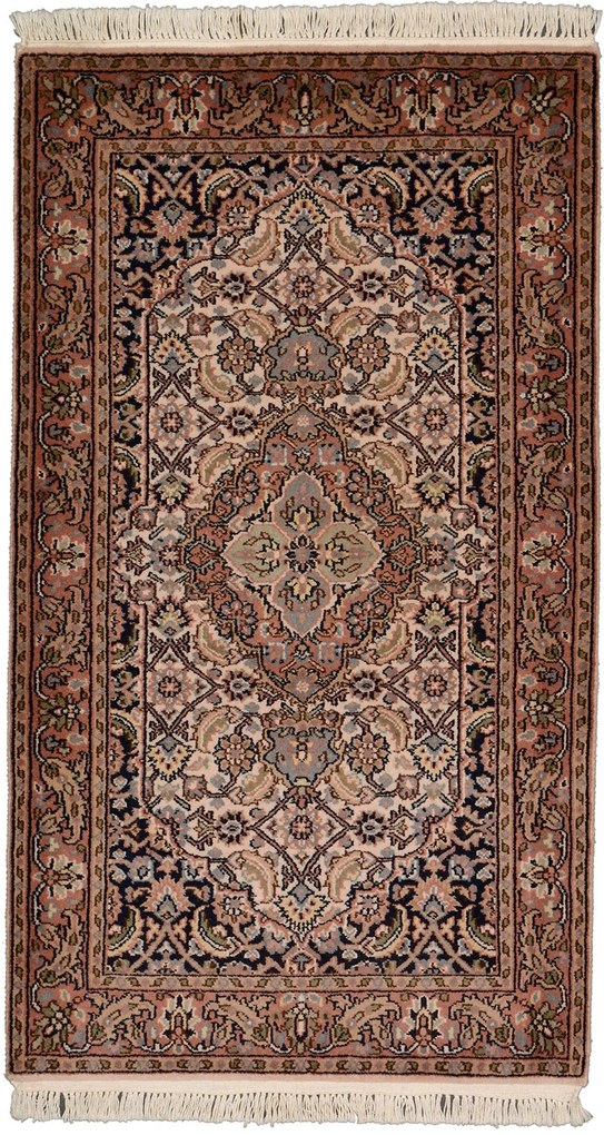 Bidjar Tappeto 80x140 Beige (Indian) Annodato A Mano