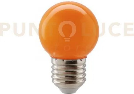 Klassic-e27-ara lampadina attacco e27 arancio g45 200lm 1w