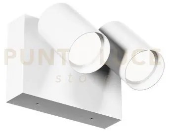 Ges2073- applique faretto orientabile 2 luci a led 3000-4000-6500k ...