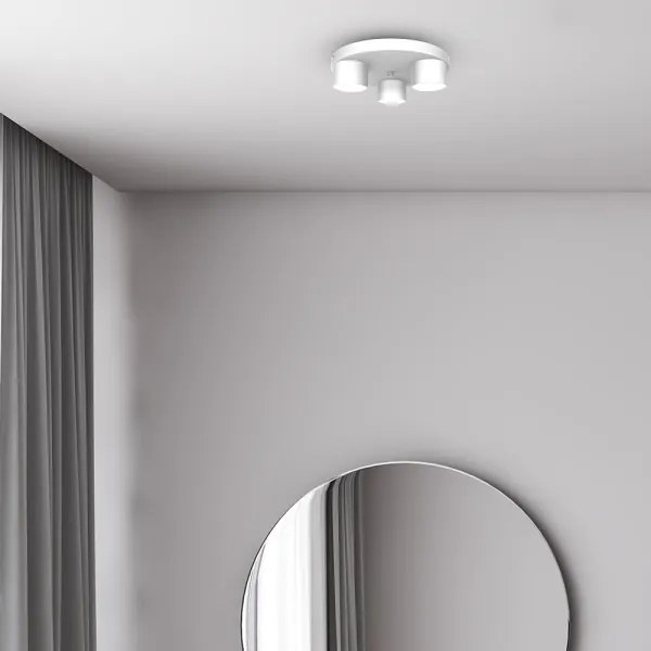 Plafoniera  DIXIE 3xGX53/11W/230V bianca