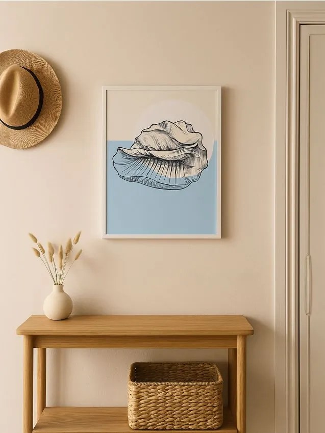 Sinsay - Quadro con tema marino - bianco