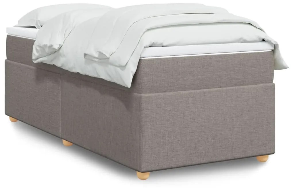 Giroletto A Molle Con Materasso Tortora 100x200 Cm İn Tessuto /